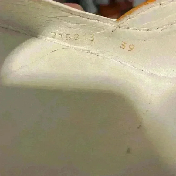 Vintage Gucci platform, white sandals. Size 39. - Picture 13 of 13